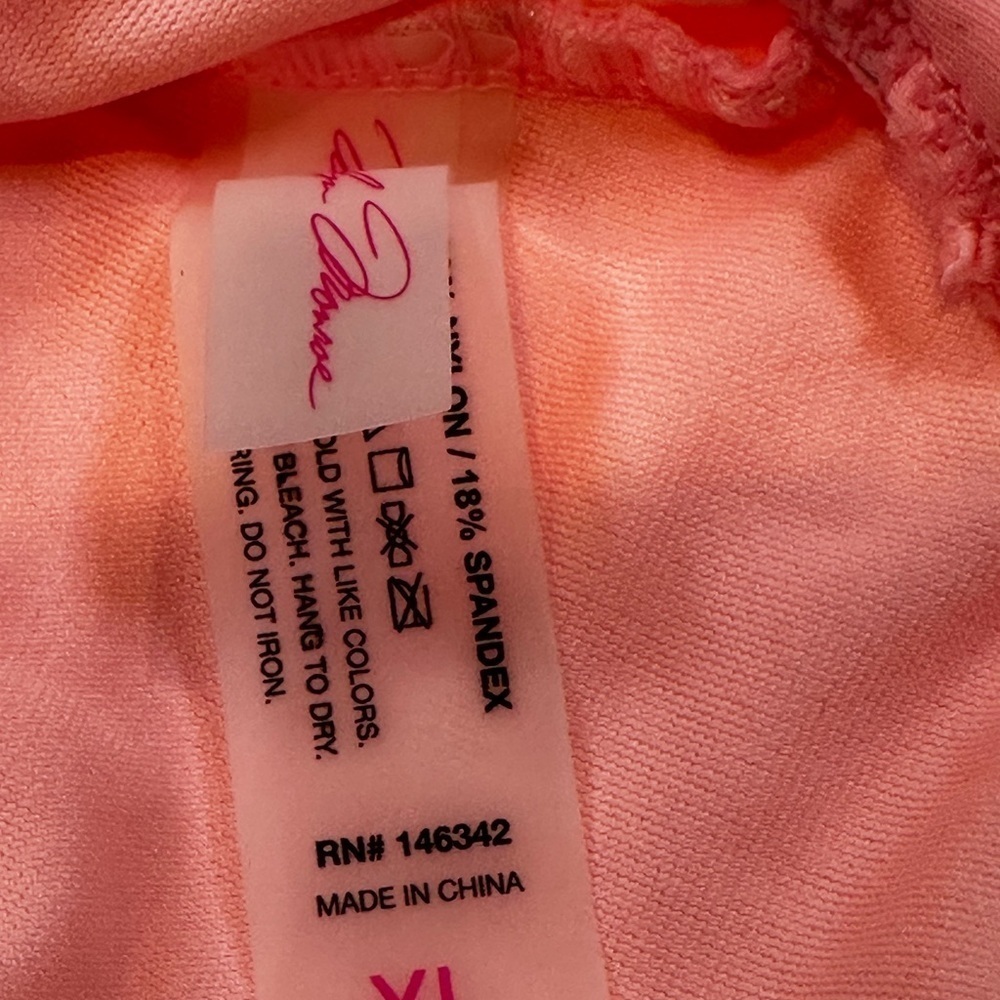 Charming Pink Floral women’s Bodysuit - Picture 6 of 8